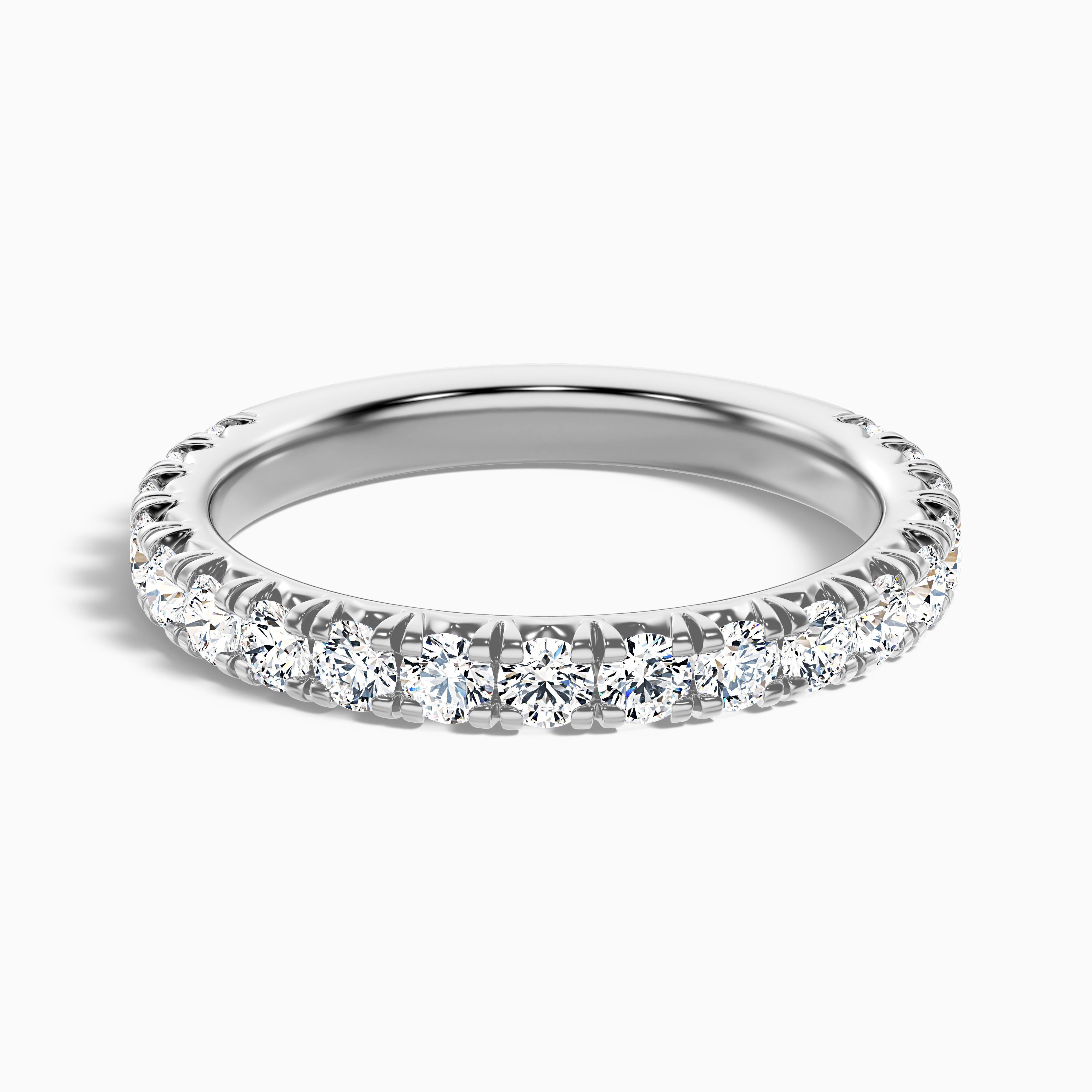 Ceryn Round Cut 3/4 Eternity Lab Grown Diamond Wedding Band