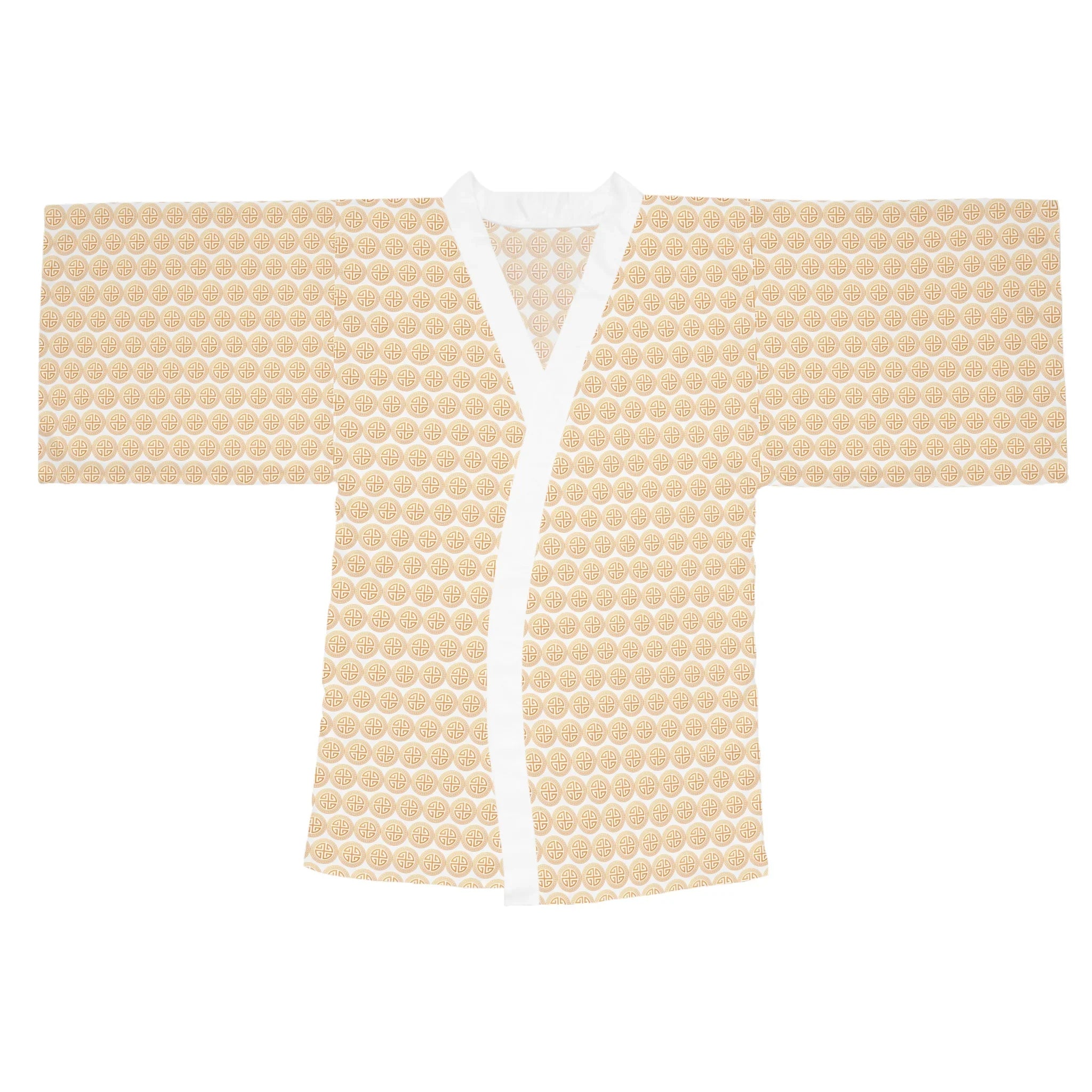 Santorini Long Sleeve Kimono Robe Printify