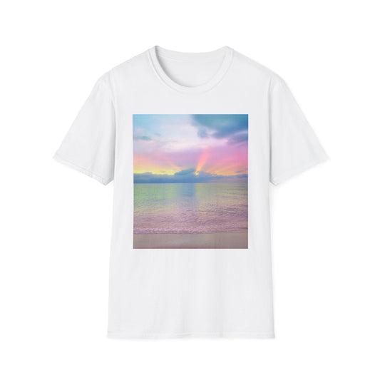 LUX Woman Sunset Vibes T-Shirt Printify