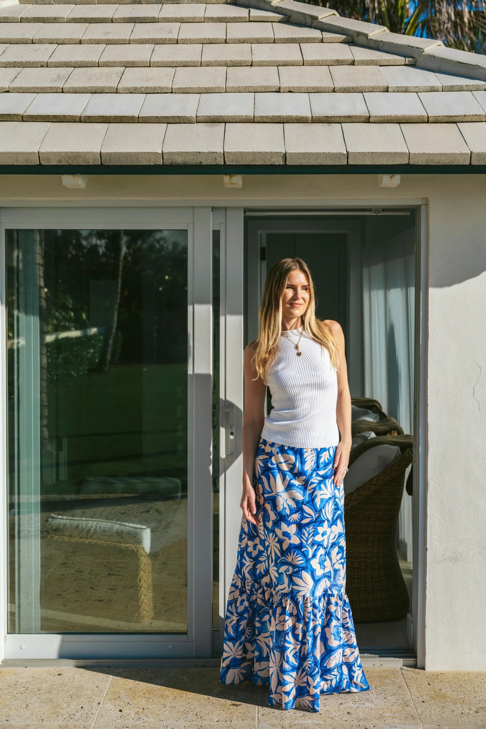 LIZZIE LINEN SKIRT | DANE Kahora Palm Beach