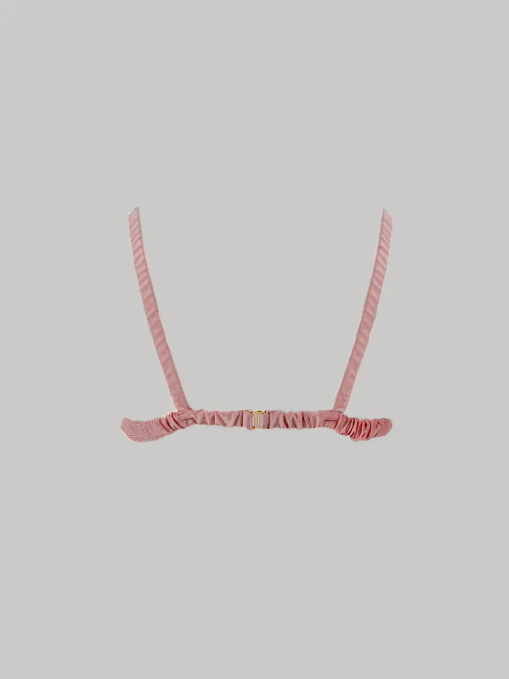 Yasmin Triangle Bikini Top in Pink Musk