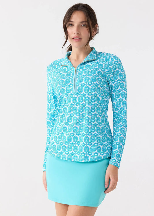 Rosemary Beach 1/4 Zip Sport Top