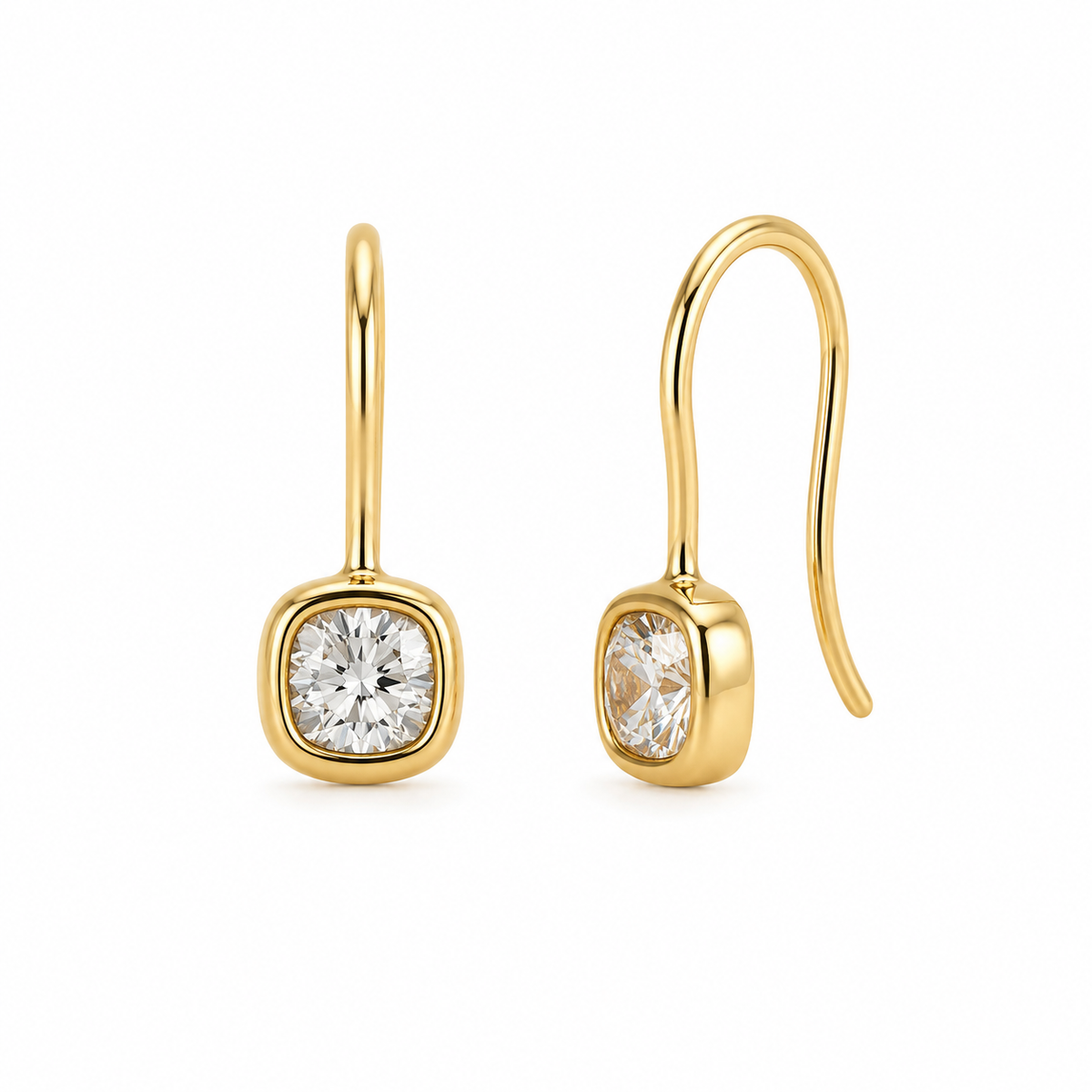 Sloane Sunset Bezel Earrings