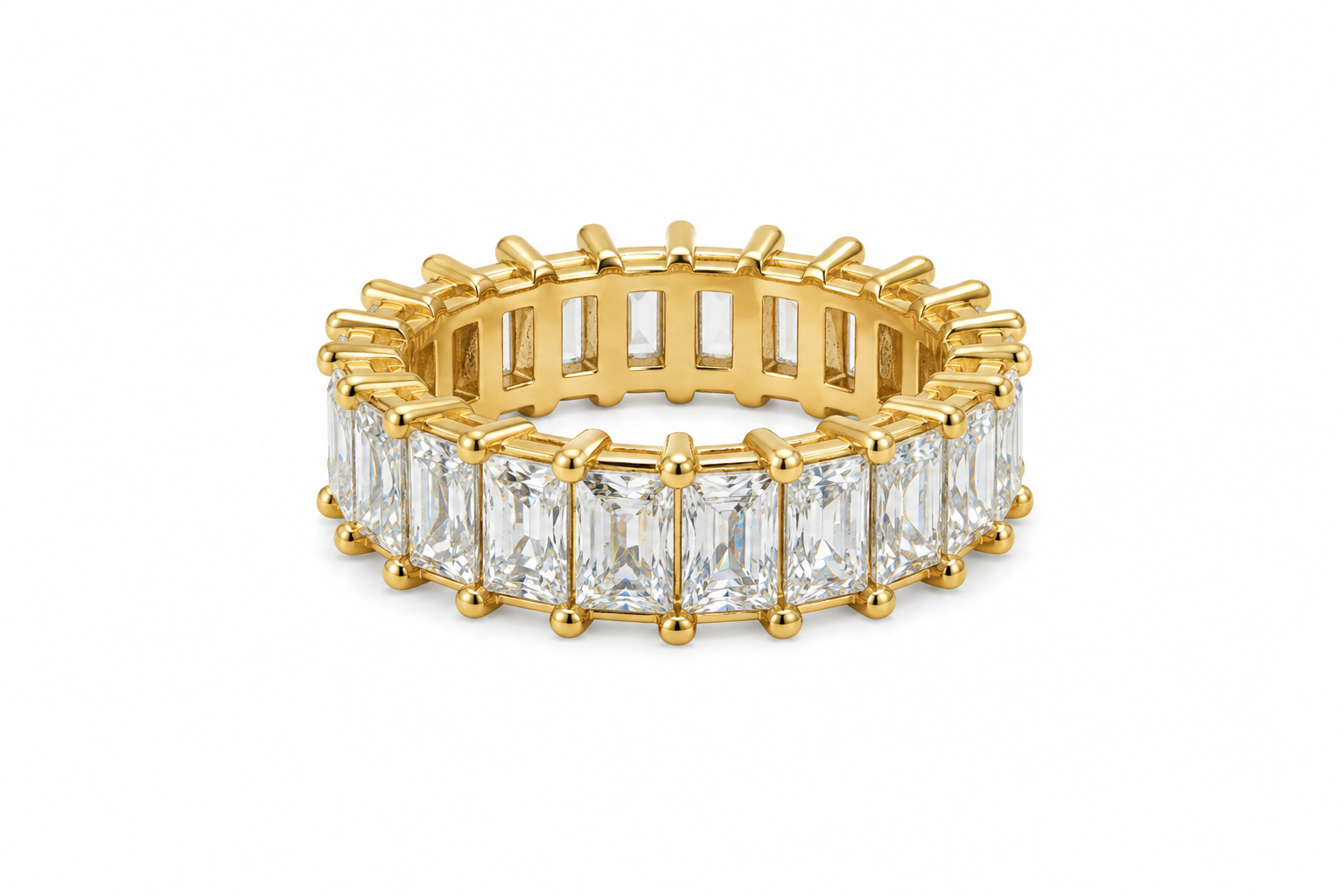 Clear Baguette Ring