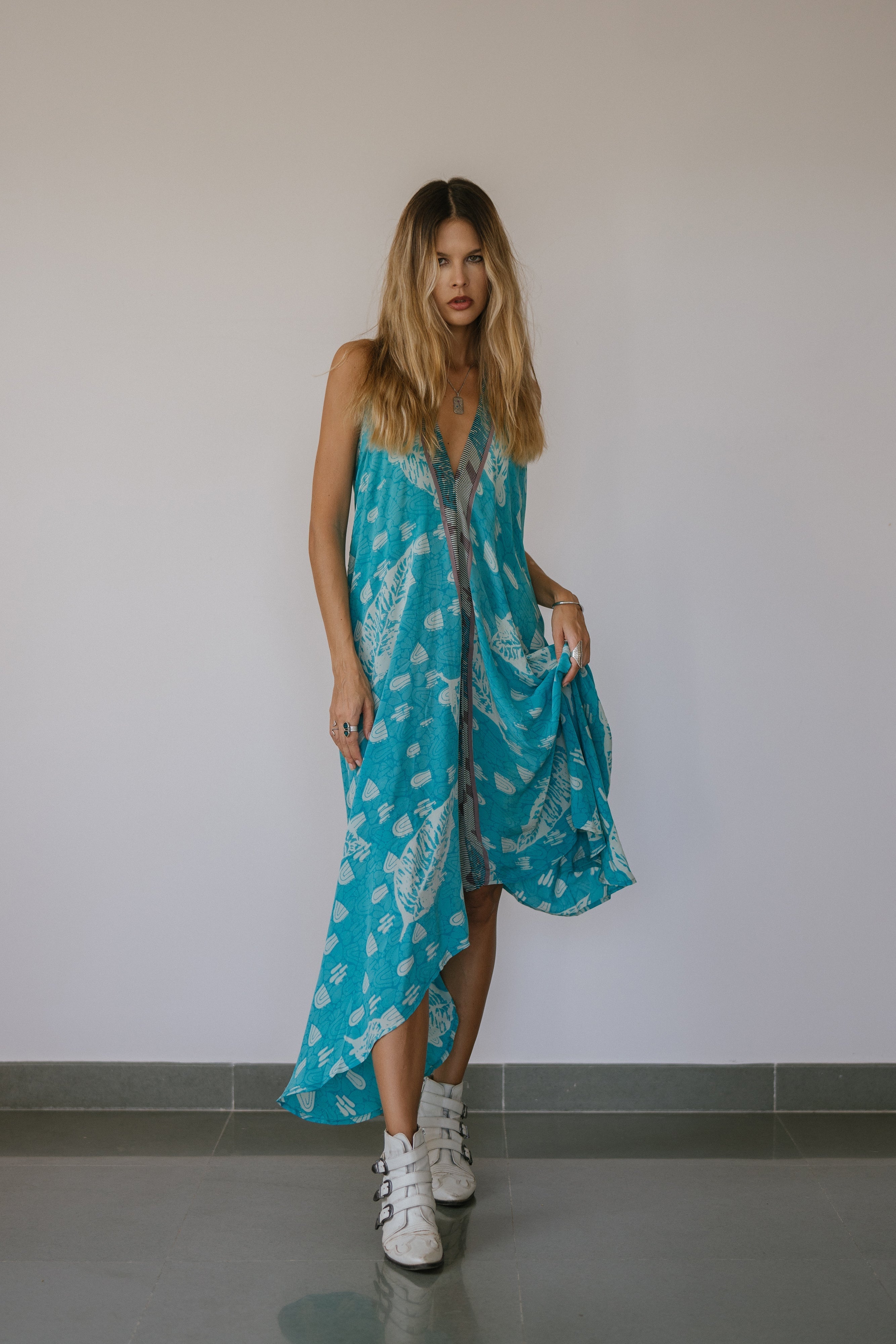 Sun Child Classic Silk Dress - Harmony Sun Child