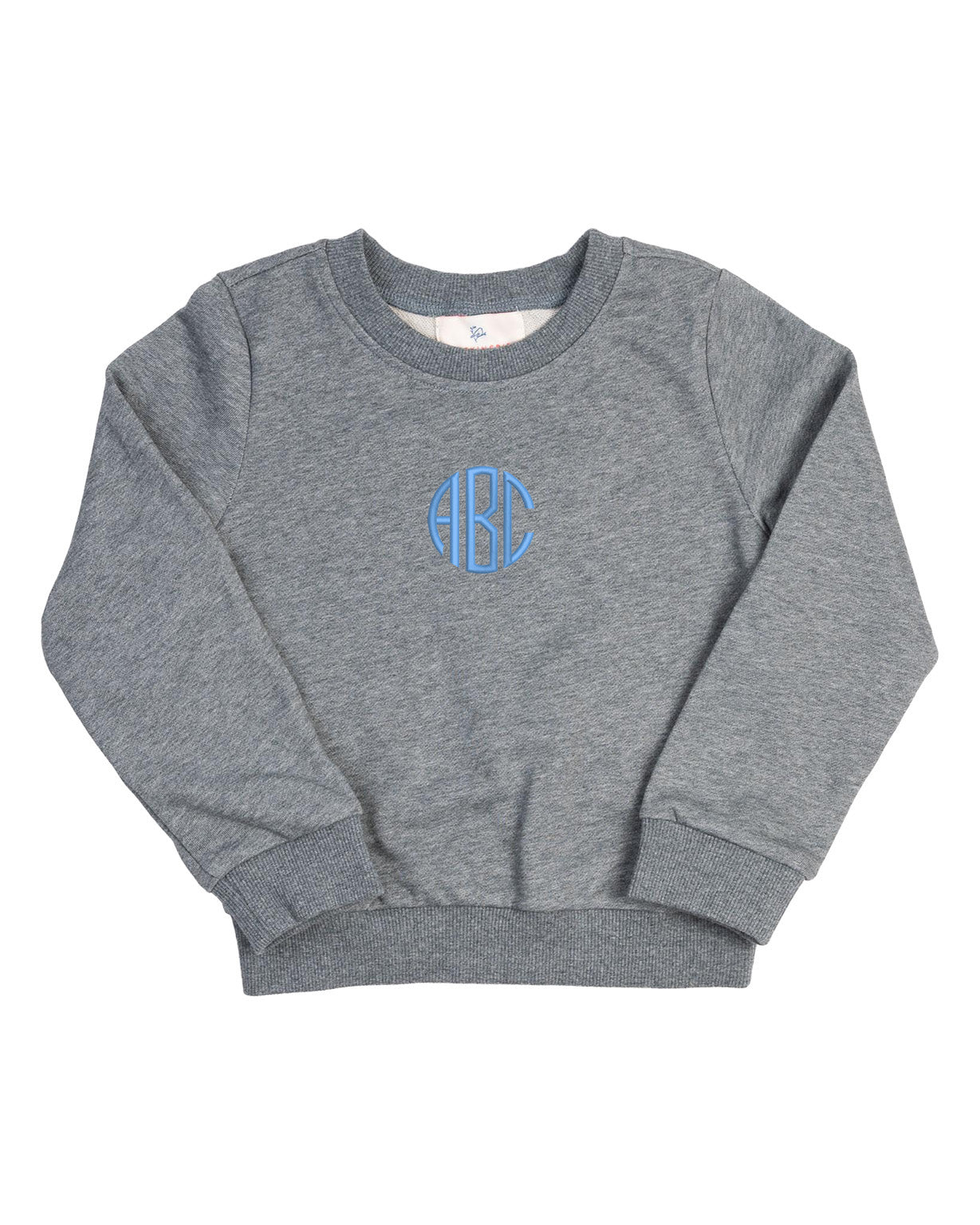 Crewneck Sweatshirt in Gray- FINAL SALE Smockingbird