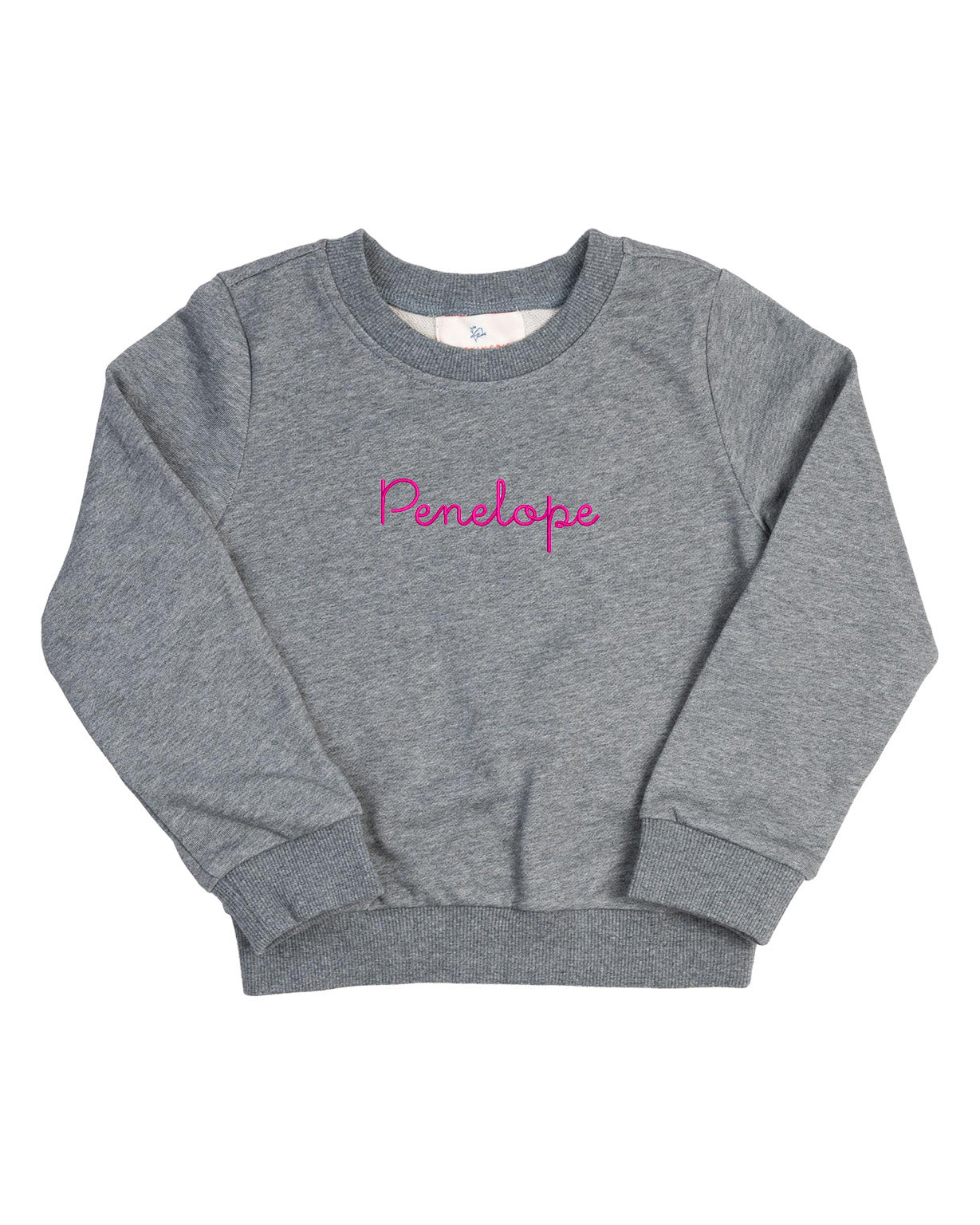 Crewneck Sweatshirt in Gray- FINAL SALE Smockingbird
