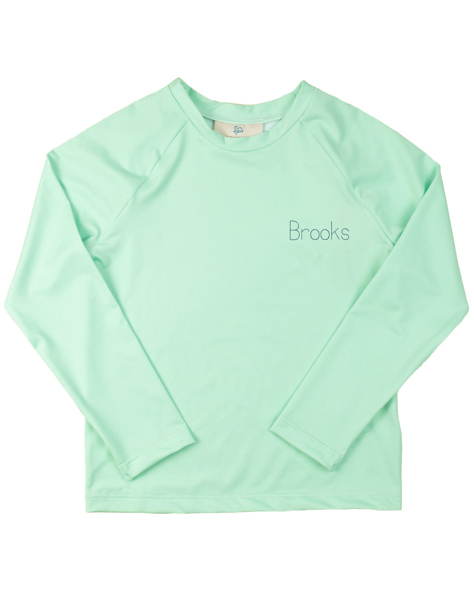 Rash Guard Long Sleeve in Sherbert Green- FINAL SALE Smockingbird