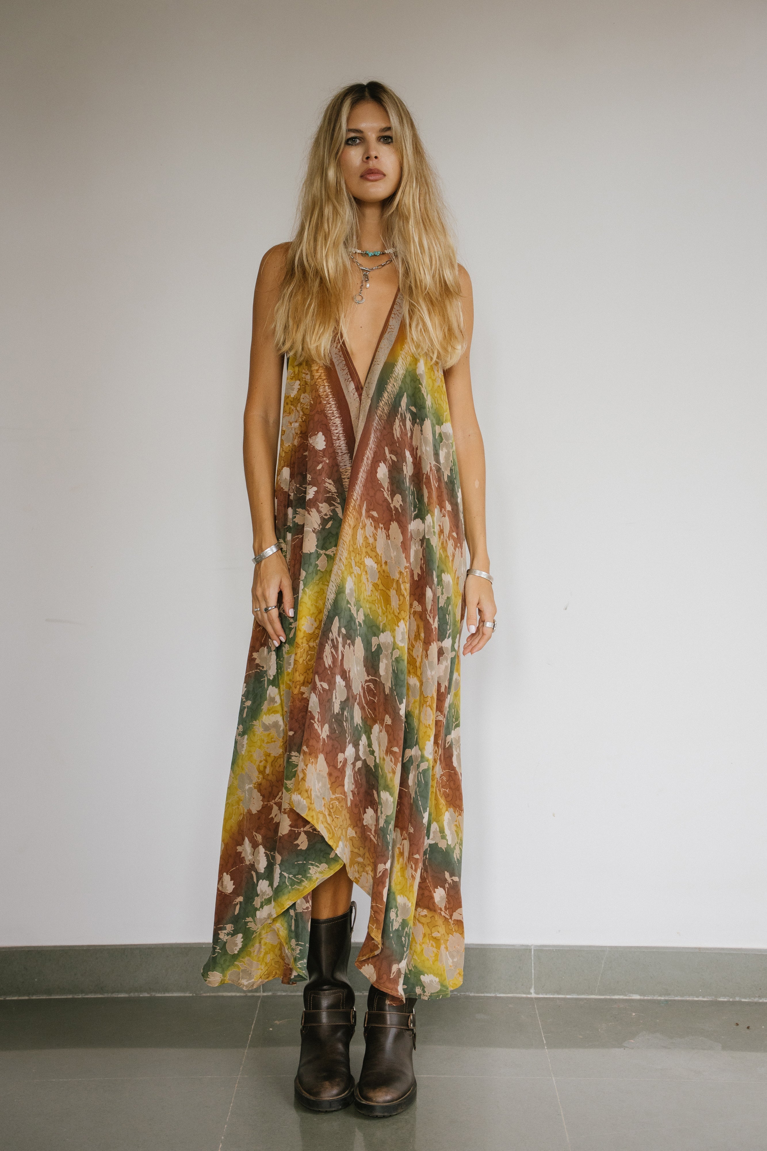 Sun Child Classic Silk Dress - Seasons Sun Child