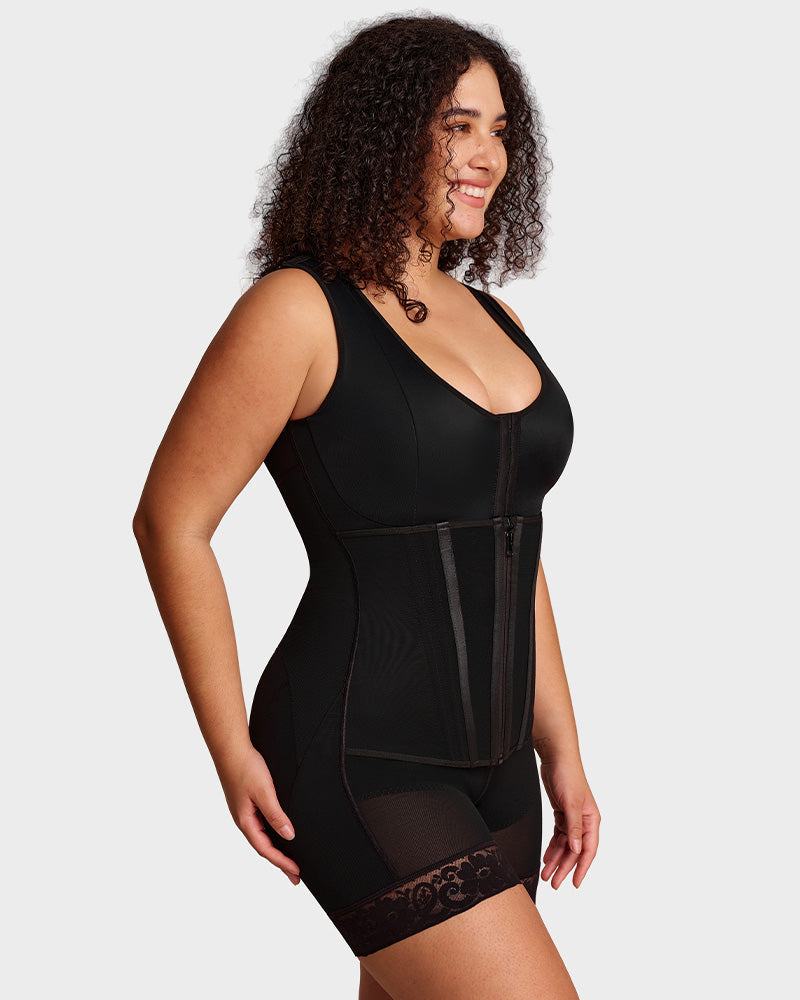 Fajas Colombianas Double Tummy Control Full Body Shapewear SheCurve
