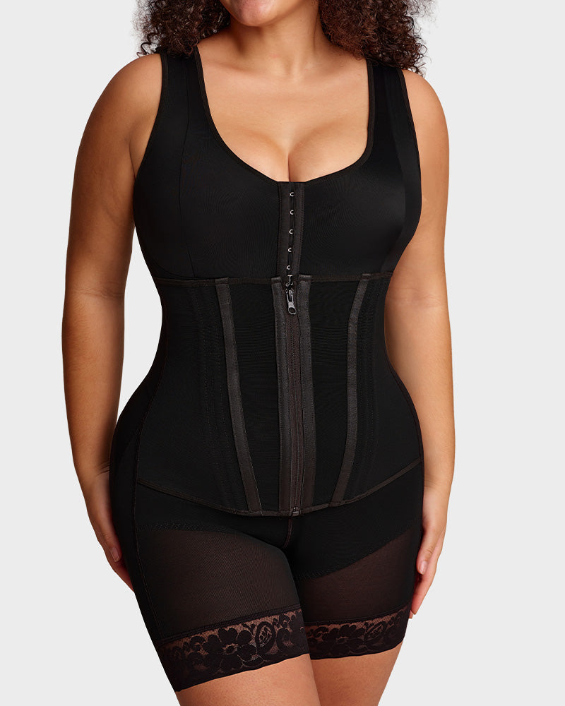 Fajas Colombianas Double Tummy Control Full Body Shapewear SheCurve