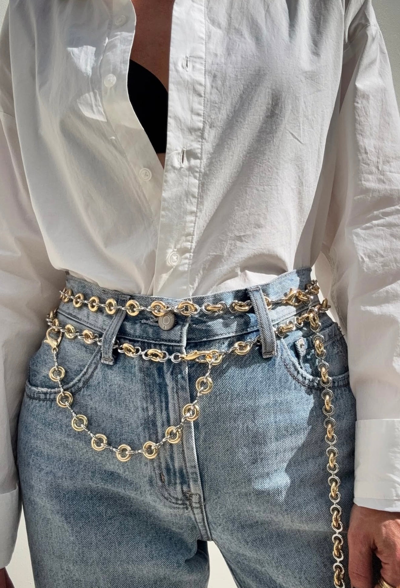 Odessa Donut Chain Belt - Two Tone