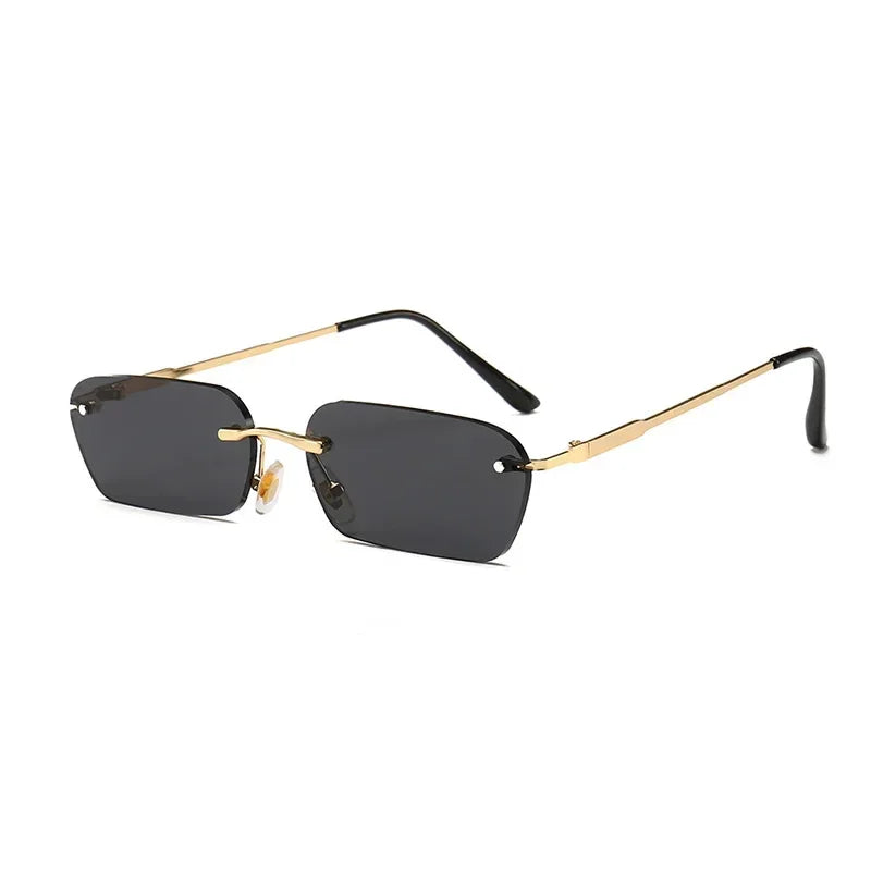 Fashion Rimless Sunglasses UV400 Luxlife Brands