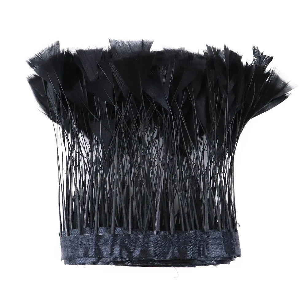 Turkey Feathers Trim Ribbon Fringe