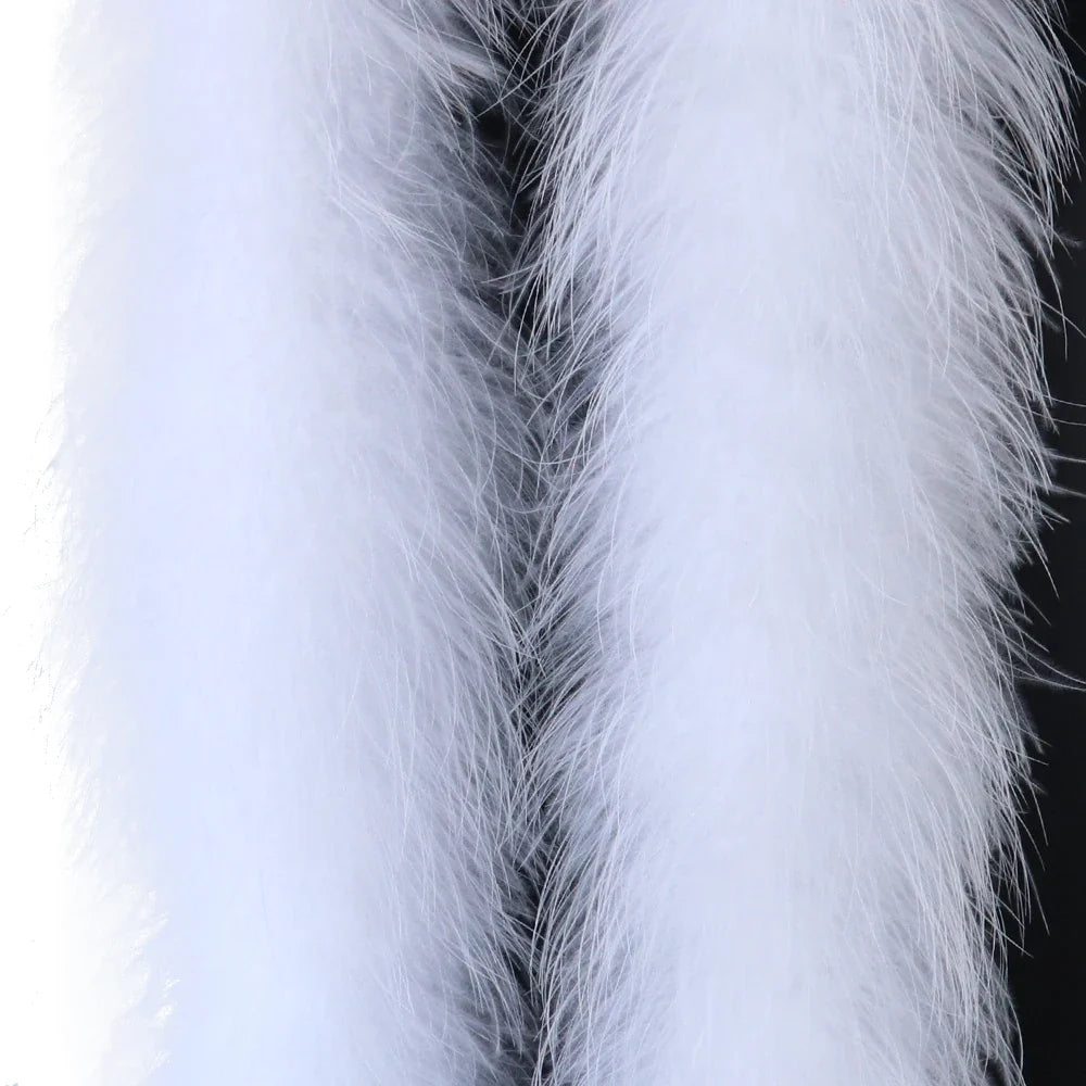 Fluffy Marabou Turkey Feather Boa (2 Meters)