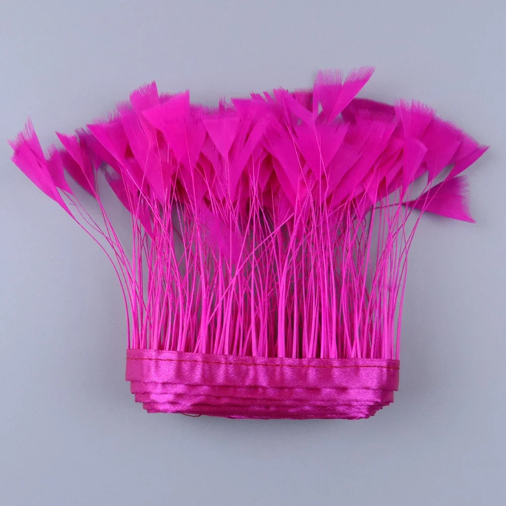 Turkey Feathers Trim Ribbon Fringe