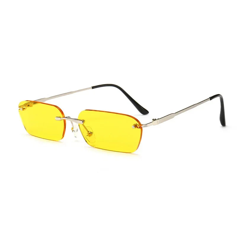 Fashion Rimless Sunglasses UV400 Luxlife Brands