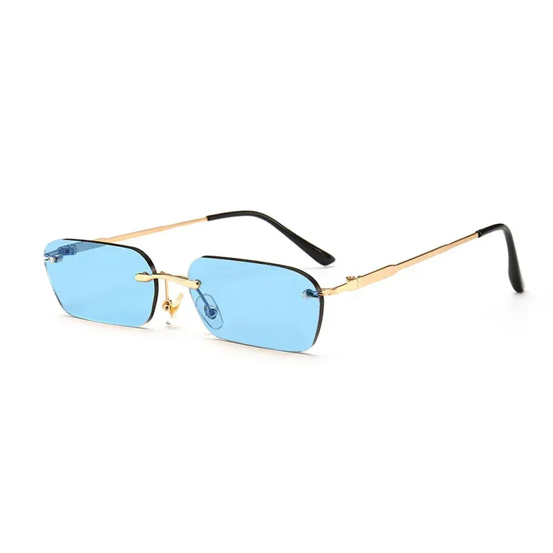 Fashion Rimless Sunglasses UV400 Luxlife Brands