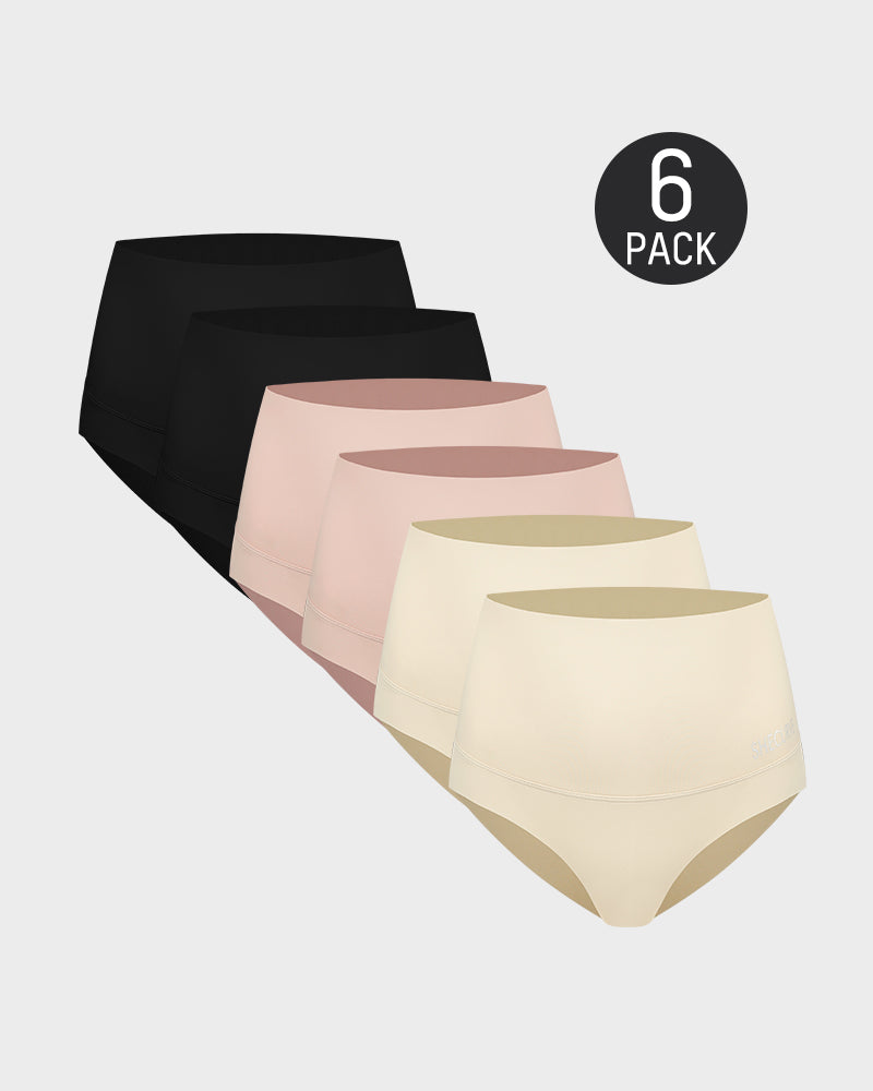 High-Waisted Tummy-Control Briefs Multipack