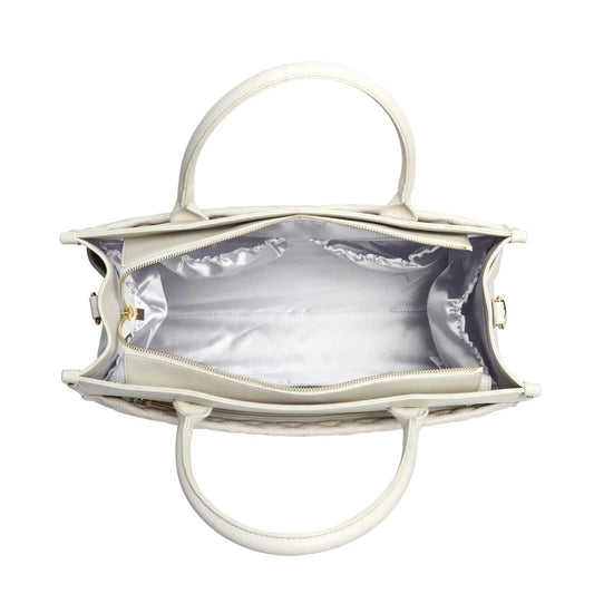 Classic Tote Bag | Pearl White