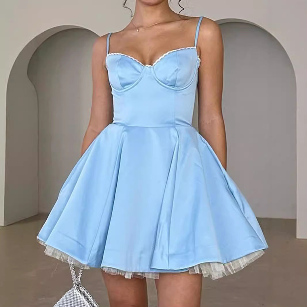 braces dress for ladies Women's Suspender Braces Casual Skirt Dress Basic High Waist Versatile  Flare Skater Shoulder Straps Short Skirt (S, 01-Black) at Amazon Women's  Clothing store