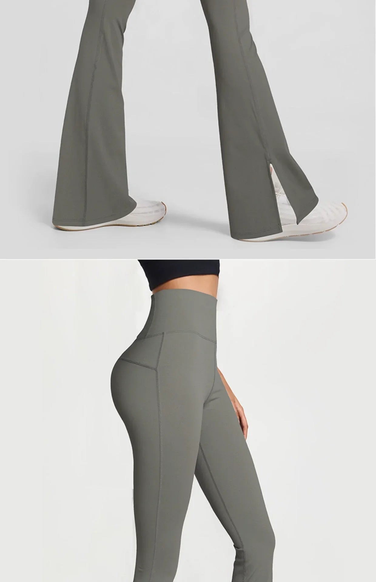 High Waist Flared Yoga Pants Luxlife Brands