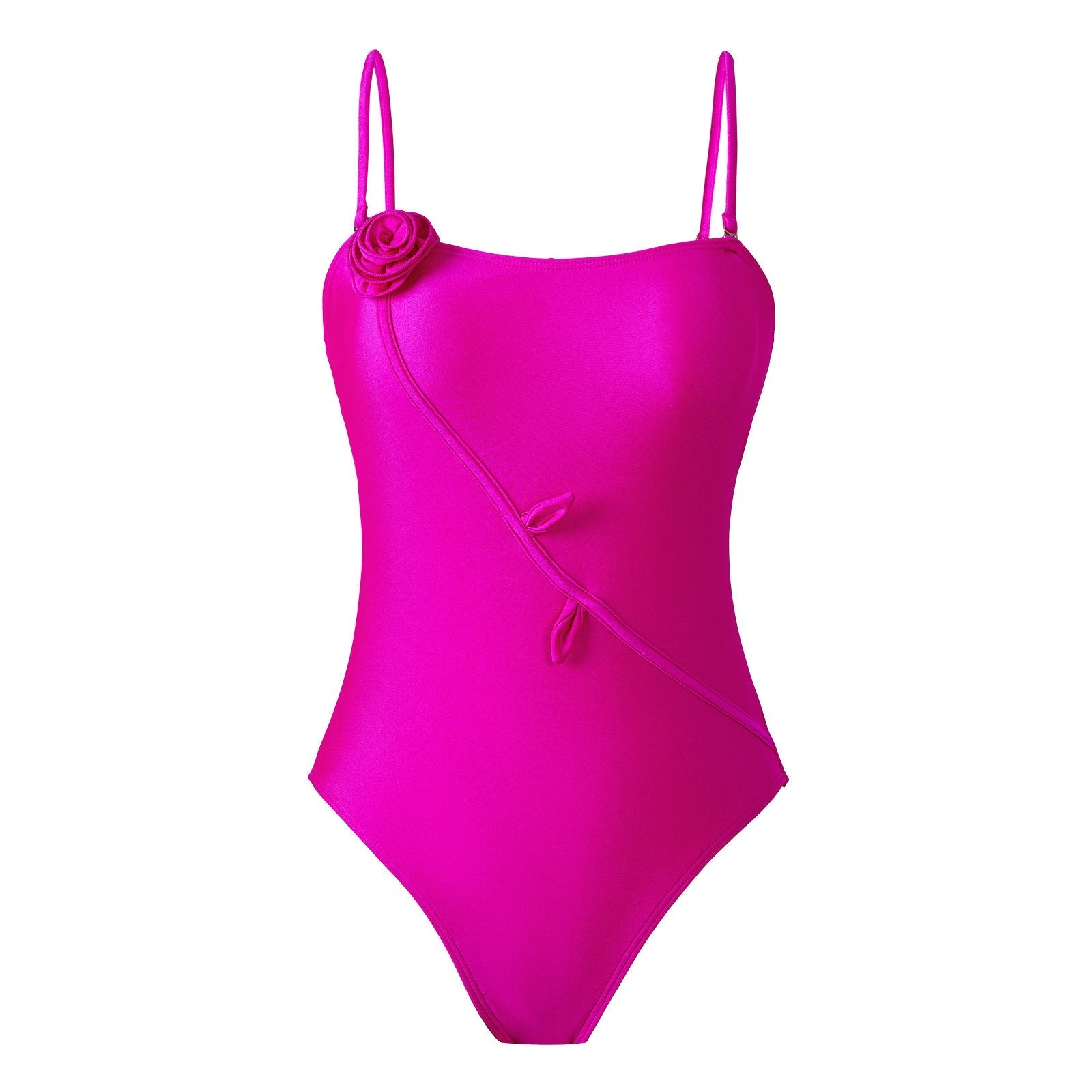 3D Three Dimensional Floral One Piece Swimsuit Women Sexy Dress Swimsuit Outfit Bella Mia