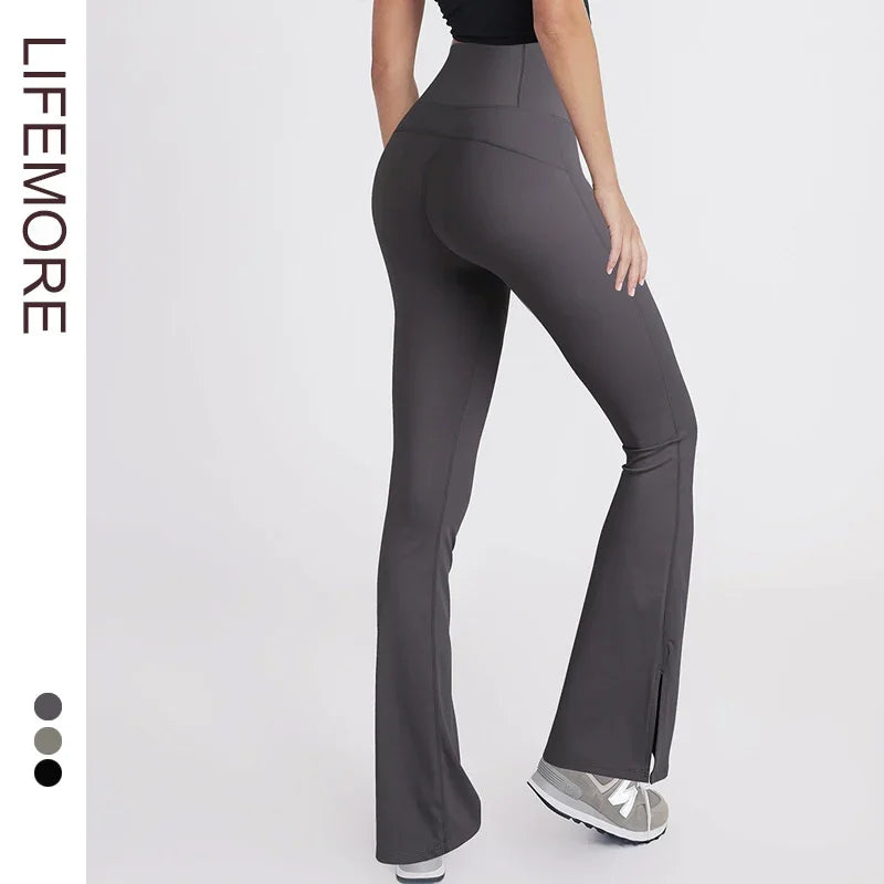 High Waist Flared Yoga Pants Luxlife Brands