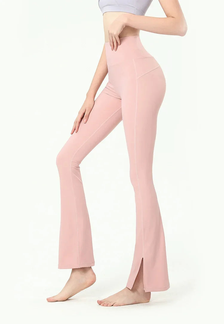 High Waist Flared Yoga Pants Luxlife Brands