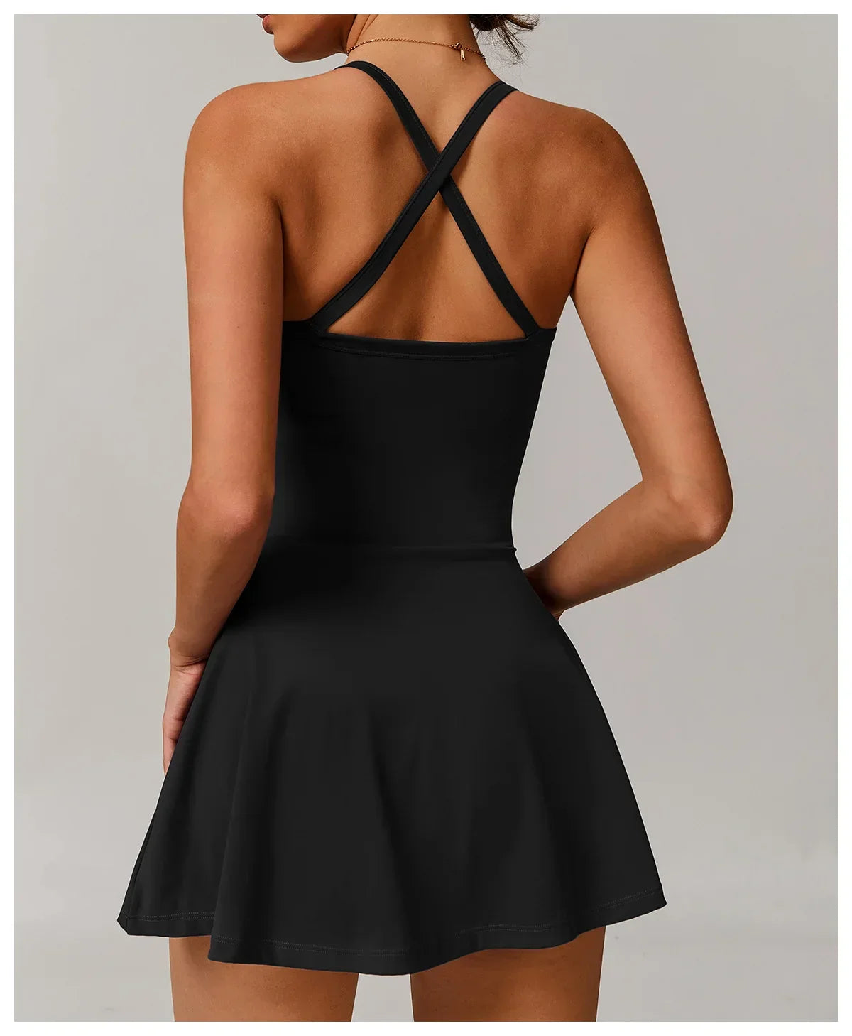 Tennis Crossback Push Up Dress Luxlife Brands