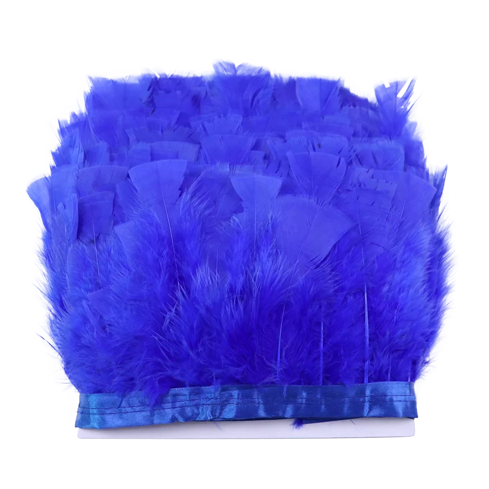 Professional Turkey Feather Fringe Trim 10-15cm