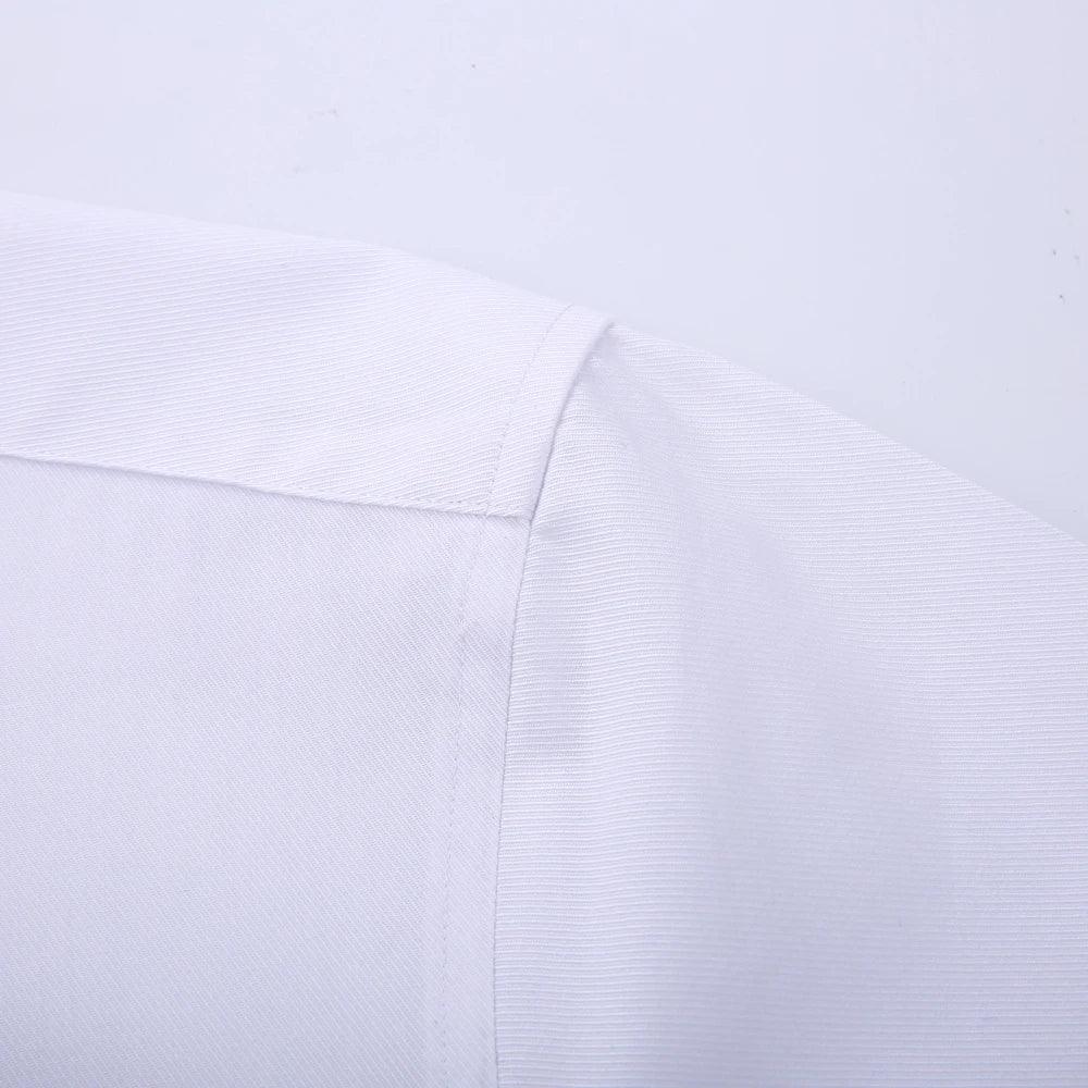 Classic French Cuff Hidden Button Dress Shirt Luxlife Brands