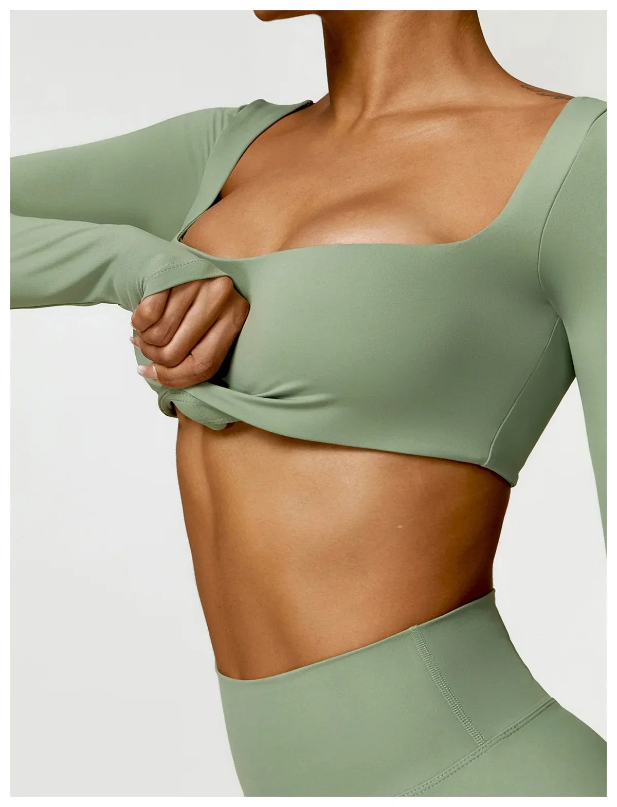 New Long sleeve Shirt Sports Set Women Fitness Tights Yoga Set Crop Top Running High Waist Gym Set Womens Outfits Yoga Clothing Luxlife Brands