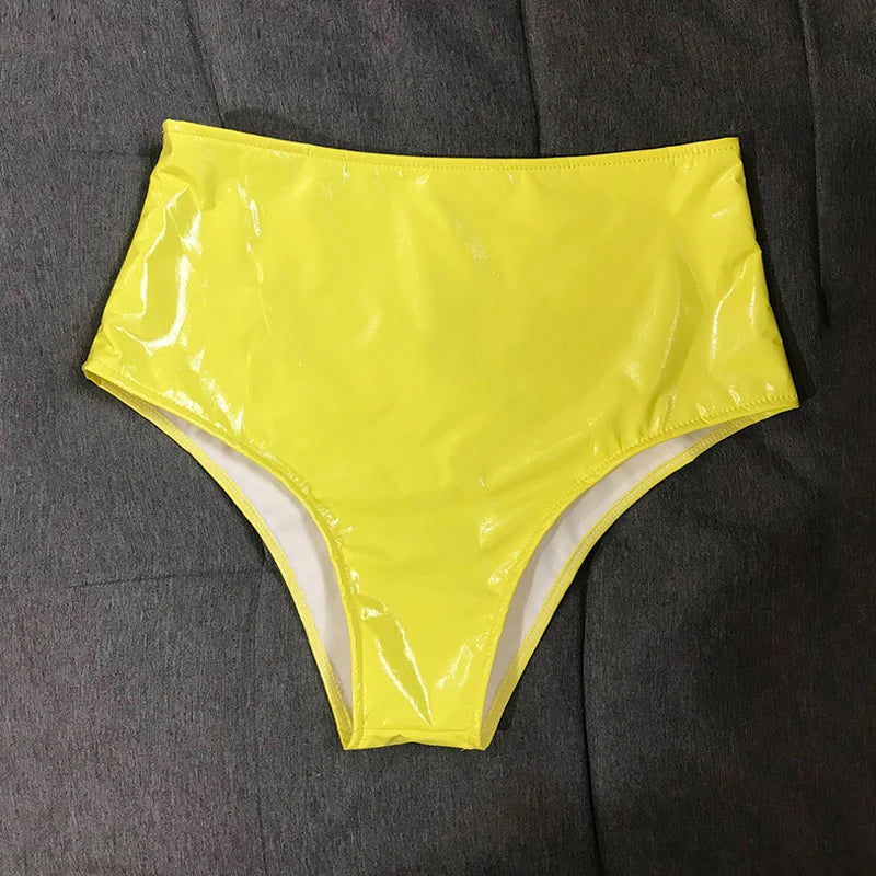Glossy Metallic Triangle Performance Shorts