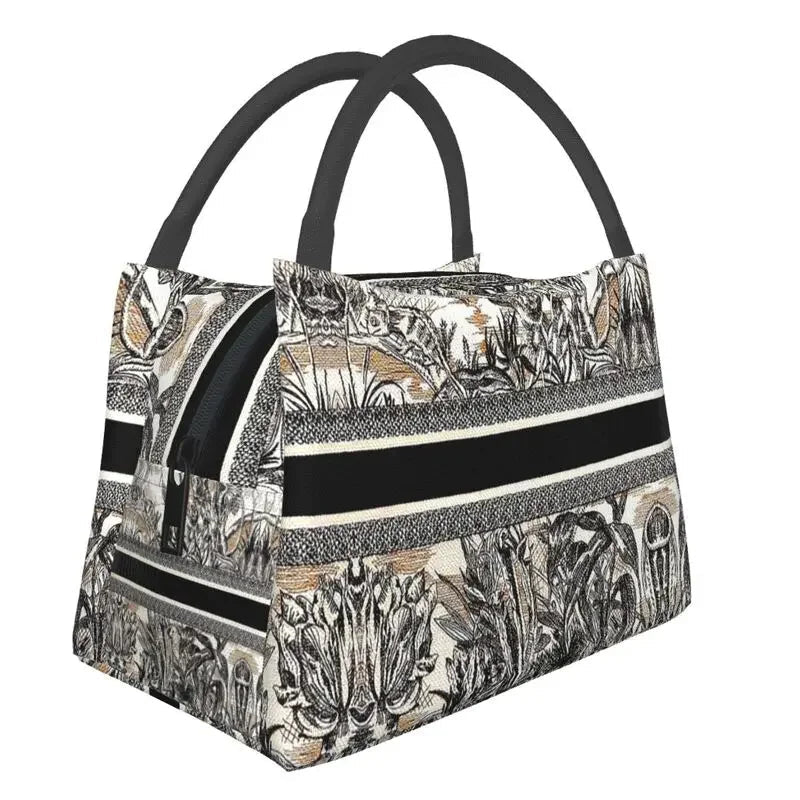 Fashion Luxury Kon Megat Ae Lunch Bag Cooler Thermal Insulated Lunch Tote Box for Women Kids School Work Picnic Food Bags Luxlife Brands