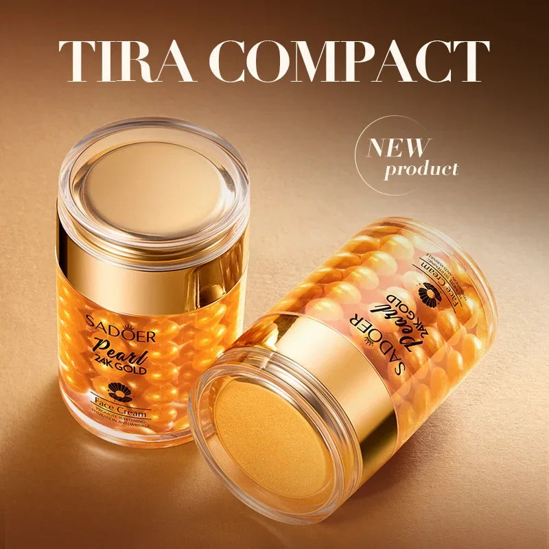 24K Golden Pearl Collagen Hydrating Firming Cream Luxlife Brands