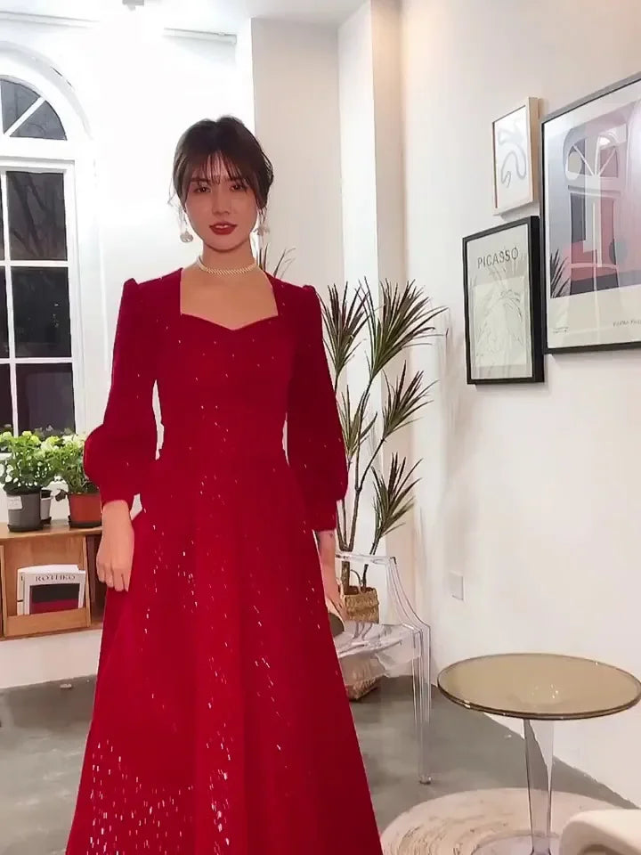 Luxury Red Ceremony Gown Luxlife Brands