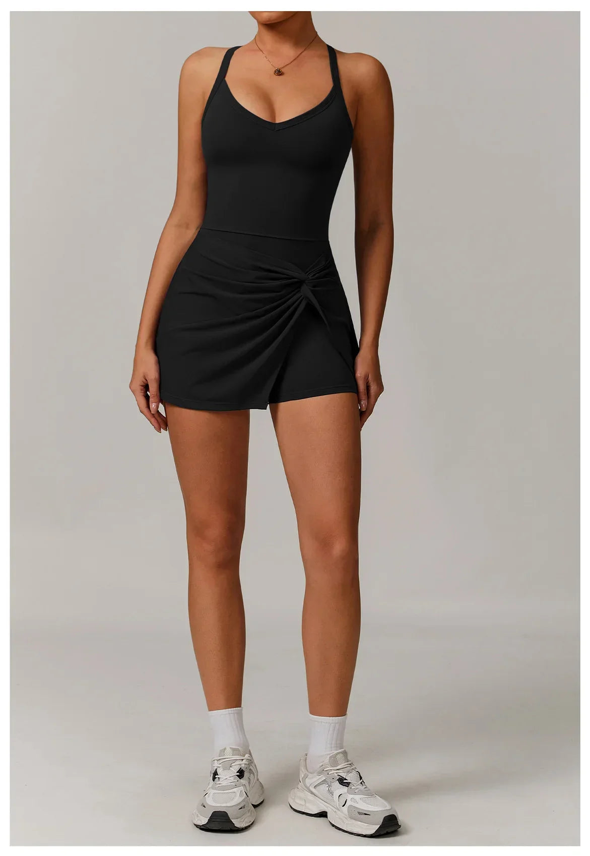 Tennis Crossback Push Up Dress Luxlife Brands