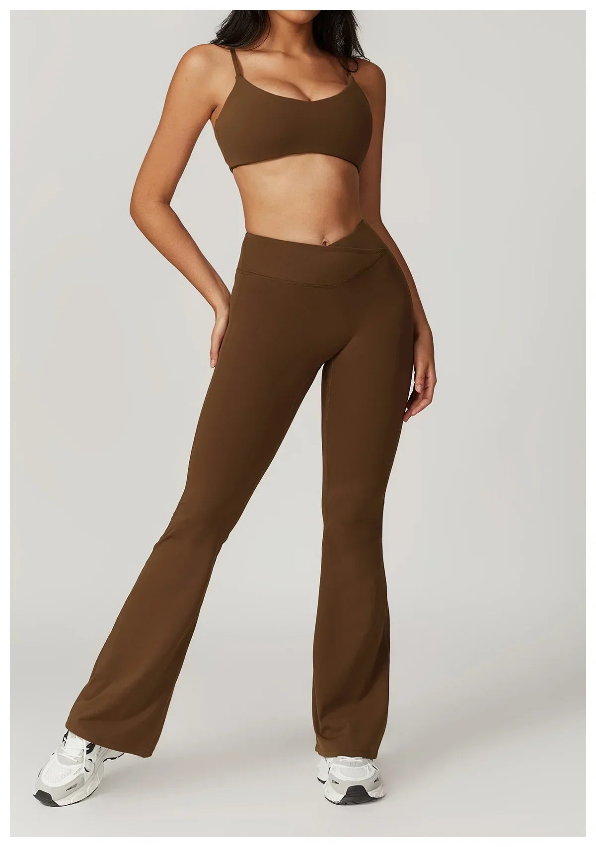 Women's Wide Leg High Waist Yoga Set Luxlife Brands