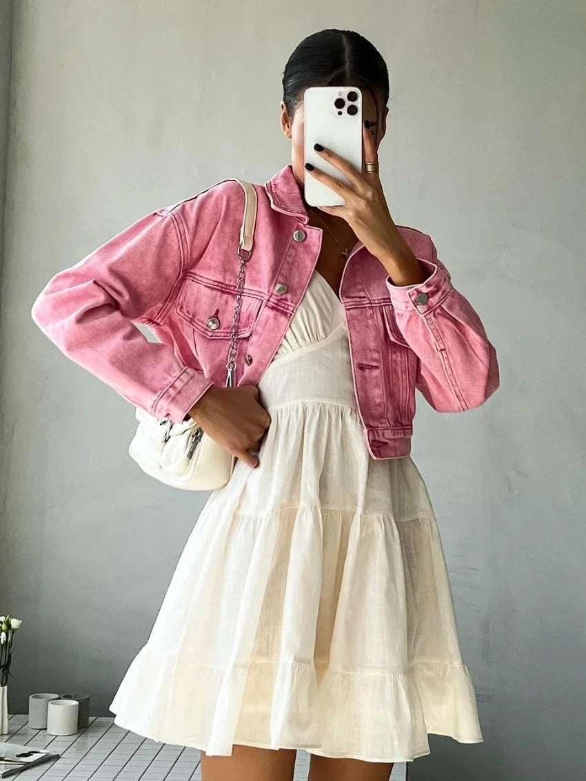 Wolfeel Spring Summer Women's Linen Cotton Dress Vintage A-line Sling Dress Sexy Hot Girl V-neck Camisole RUFFLES Dress