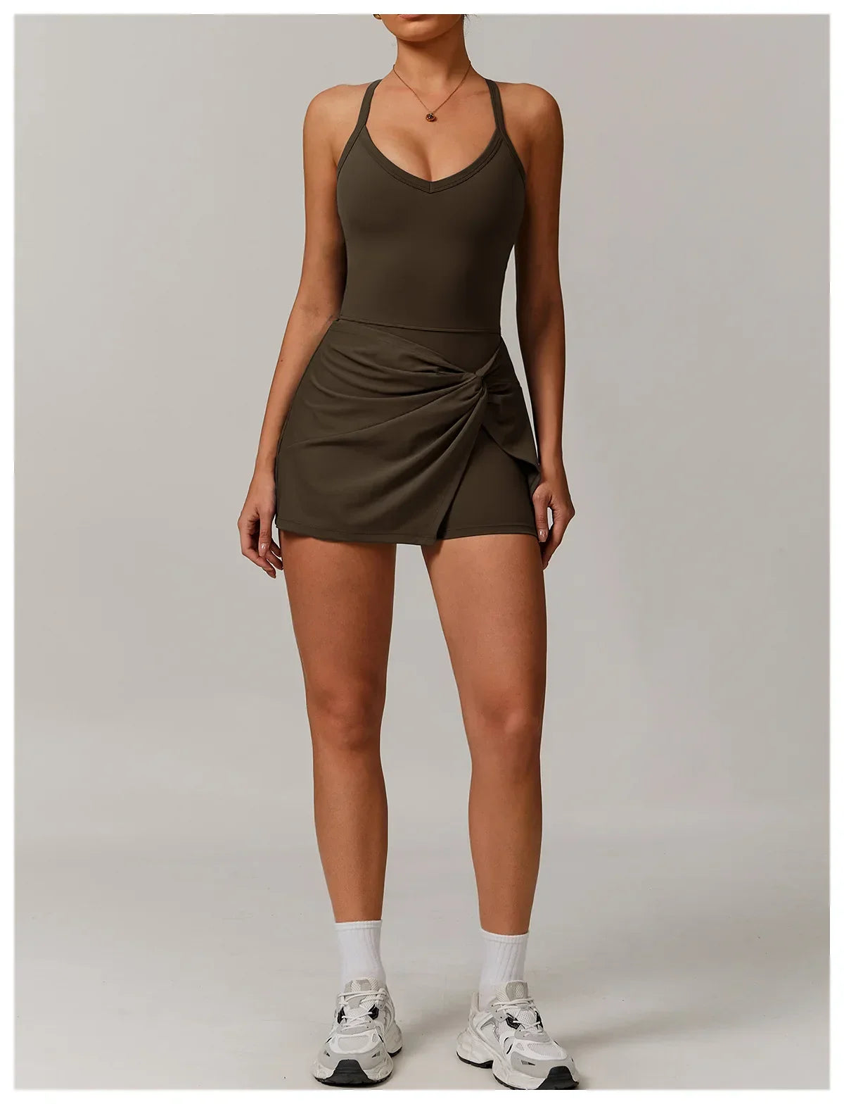 Tennis Crossback Push Up Dress Luxlife Brands