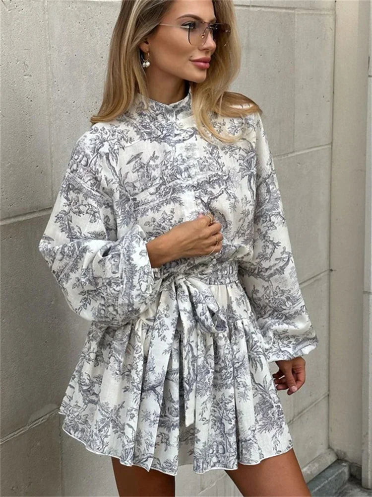 Vici Vintage Ruffled Sun Dress LUXLIFE BRANDS