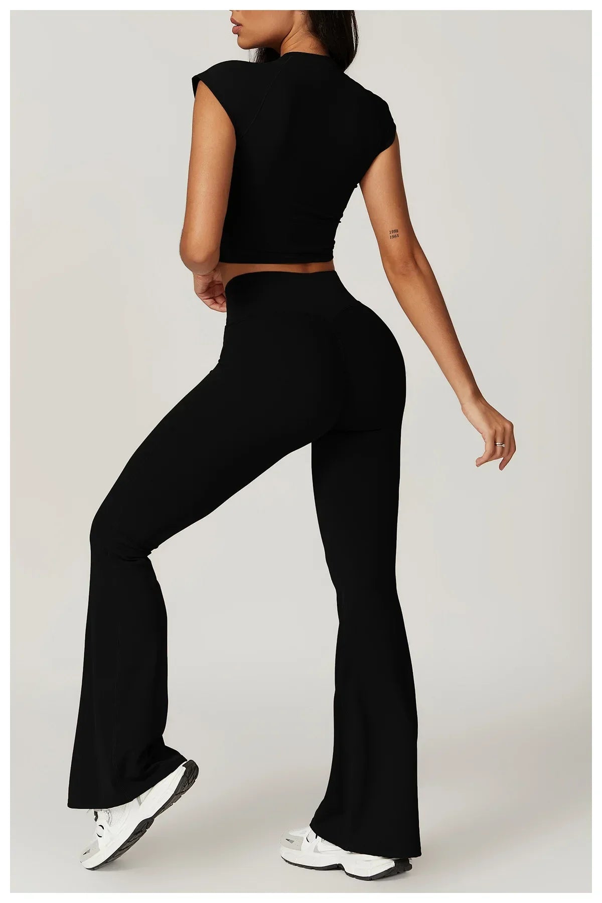 Lucid High Waist Flare Leg Yoga Set Luxlife Brands