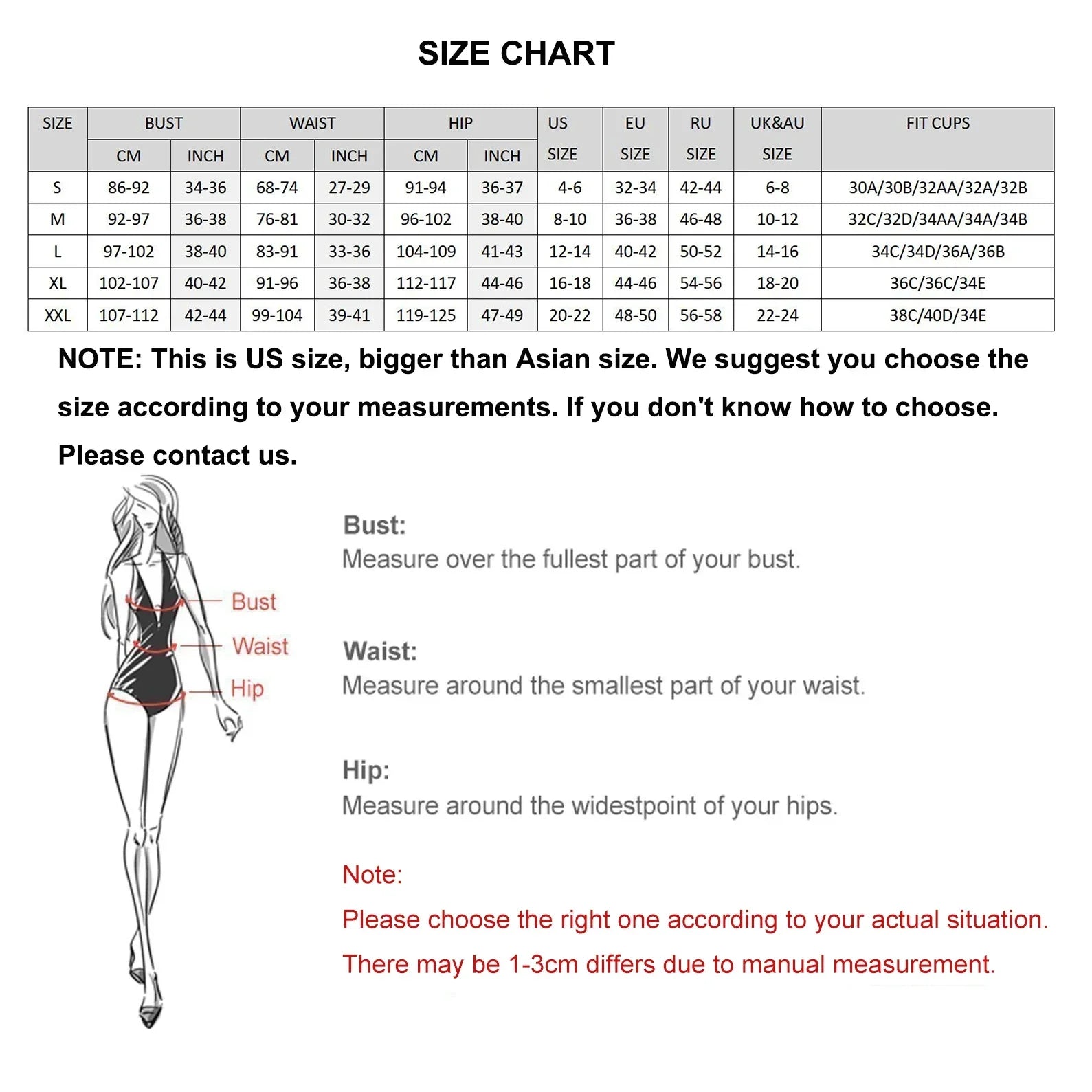 USA Full Coverage Bikini LUXLIFE BRANDS
