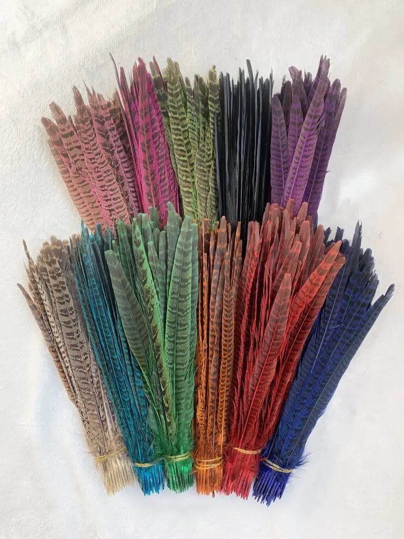 Natural Female Pheasant Tail Feathers (100PCS)