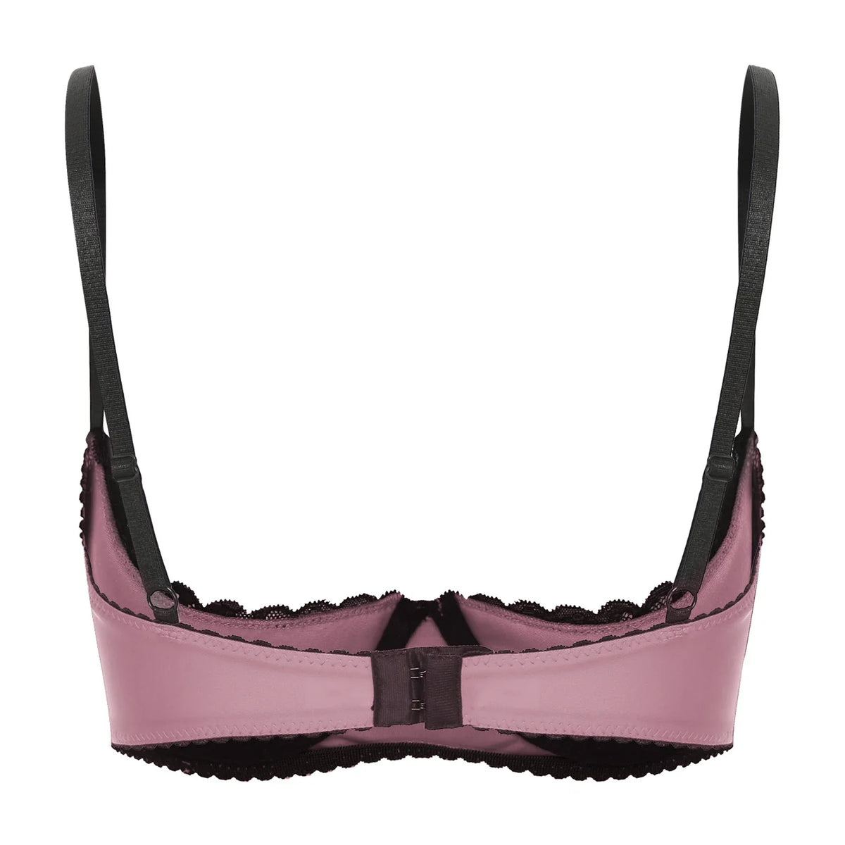 Lace Underwire Half-Cup Balconette Bra