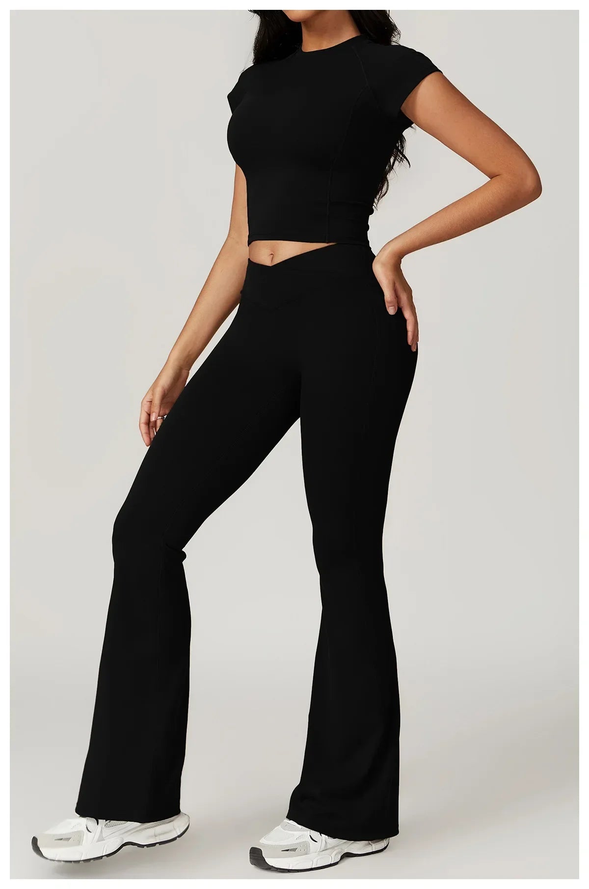 Lucid High Waist Flare Leg Yoga Set Luxlife Brands
