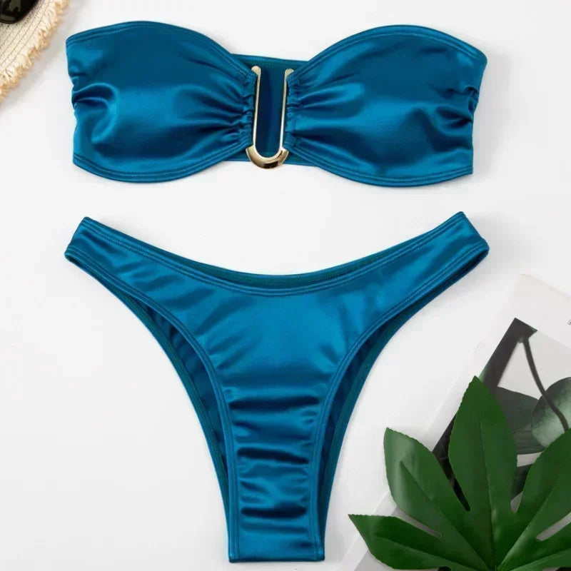 Women’s Bandeau Push Up Bikini Luxlife Brands