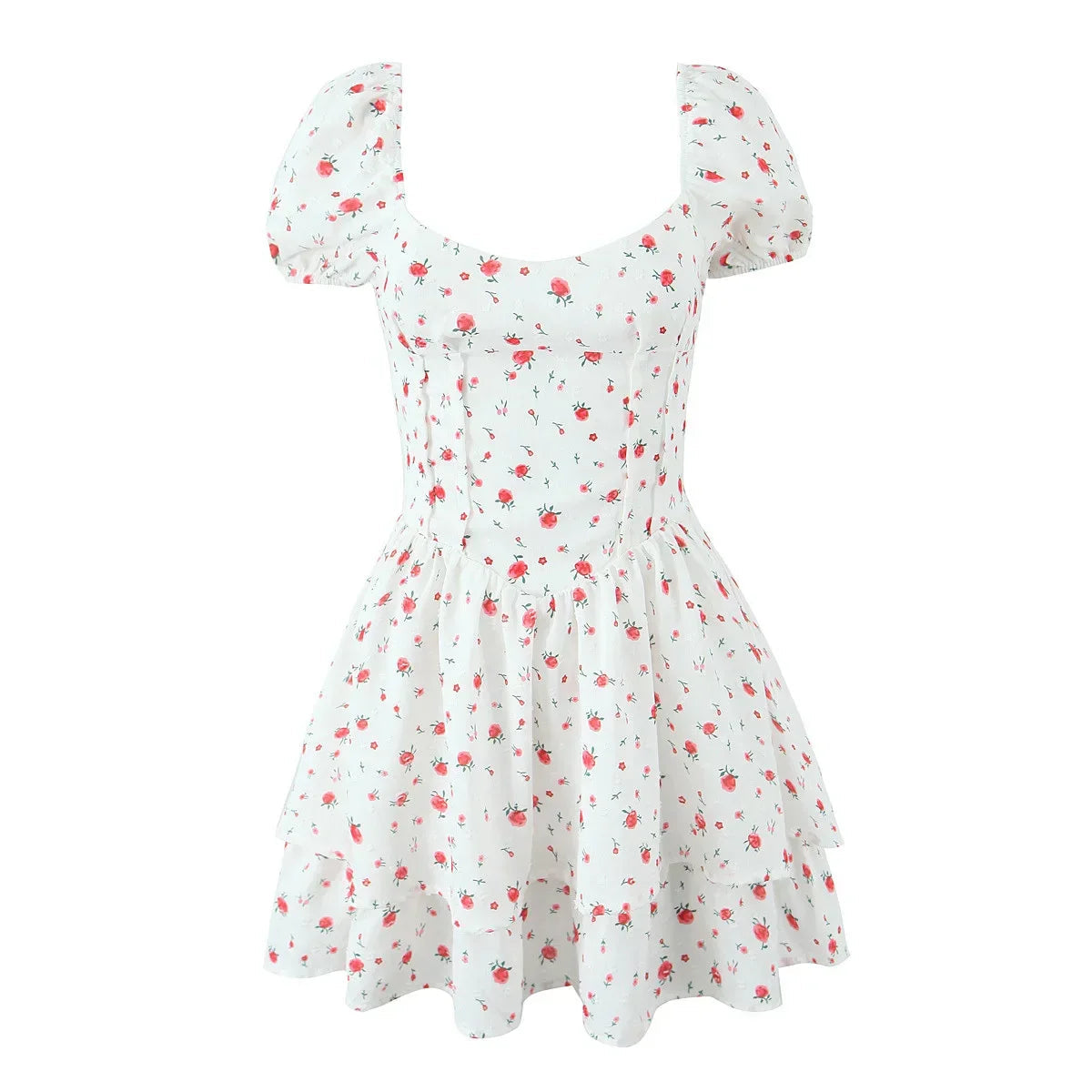 Jasmin Puff Sleeve Summer Dress Luxlife Brands