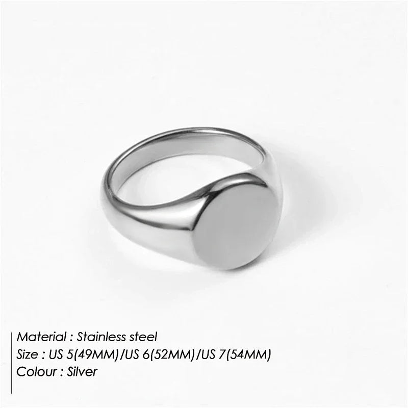 Fashion Ring 316L Stainless Steel Ring Anillo Ringen Mujer Women Rings Bague Couple Matching Jewlery Fashion Gifts Do not fade Luxlife Brands
